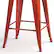 Alt View Zoom 15. Simpli Home - Rayne Metal Counter Height Stool (Set of 4) - Orange.