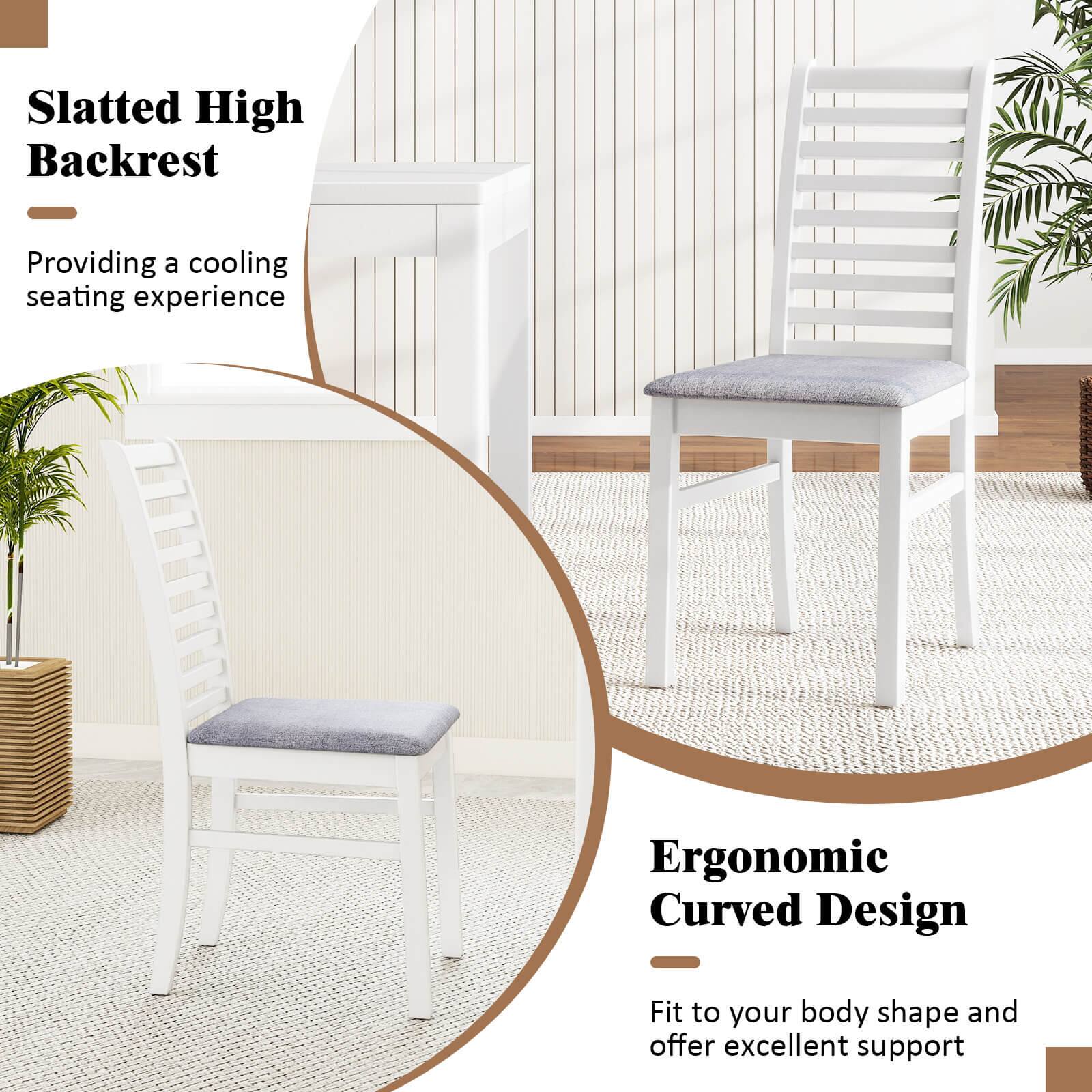 Slatted High Backrest  
Providing a cooling seating experience  

Ergonomic Curved Design  
Fit to your body shape and offer excellent support