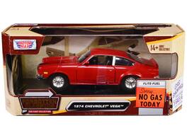 1974 Chevrolet Vega "Forgotten Classics" Series 1/24 Diecast Model Car by Motormax - Red