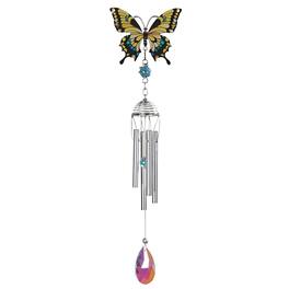 FC Design - 21"Long Butterfly Acrylic Mini Wind Chime Outdoor Patio or Garden Hanging Wind Chime Decoration