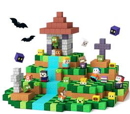 GobiDex - 2.5cm Zomblocks 48 PCS Magnetic Blocks