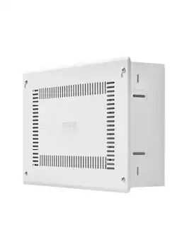VEVOR - Structured Media Enclosure, 9-Inch, Recessed in-Wall Media Box with Cover, Wall-Mount Cable Management Box Kit - White