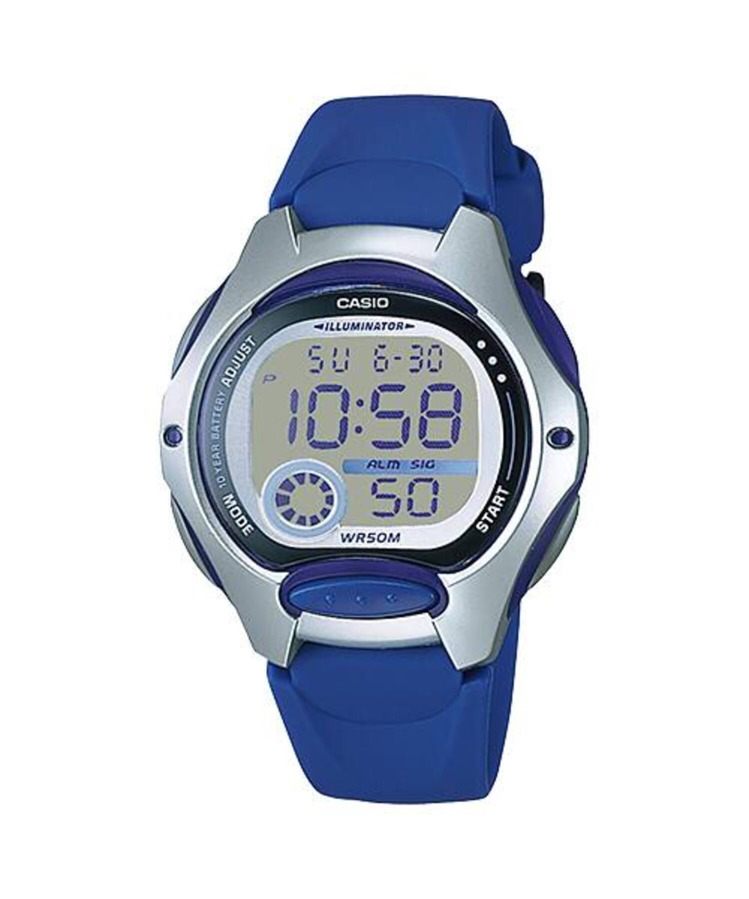 Casio - Women’s Digital Resin Strap Watch - LW-200-2AVDF - Blue