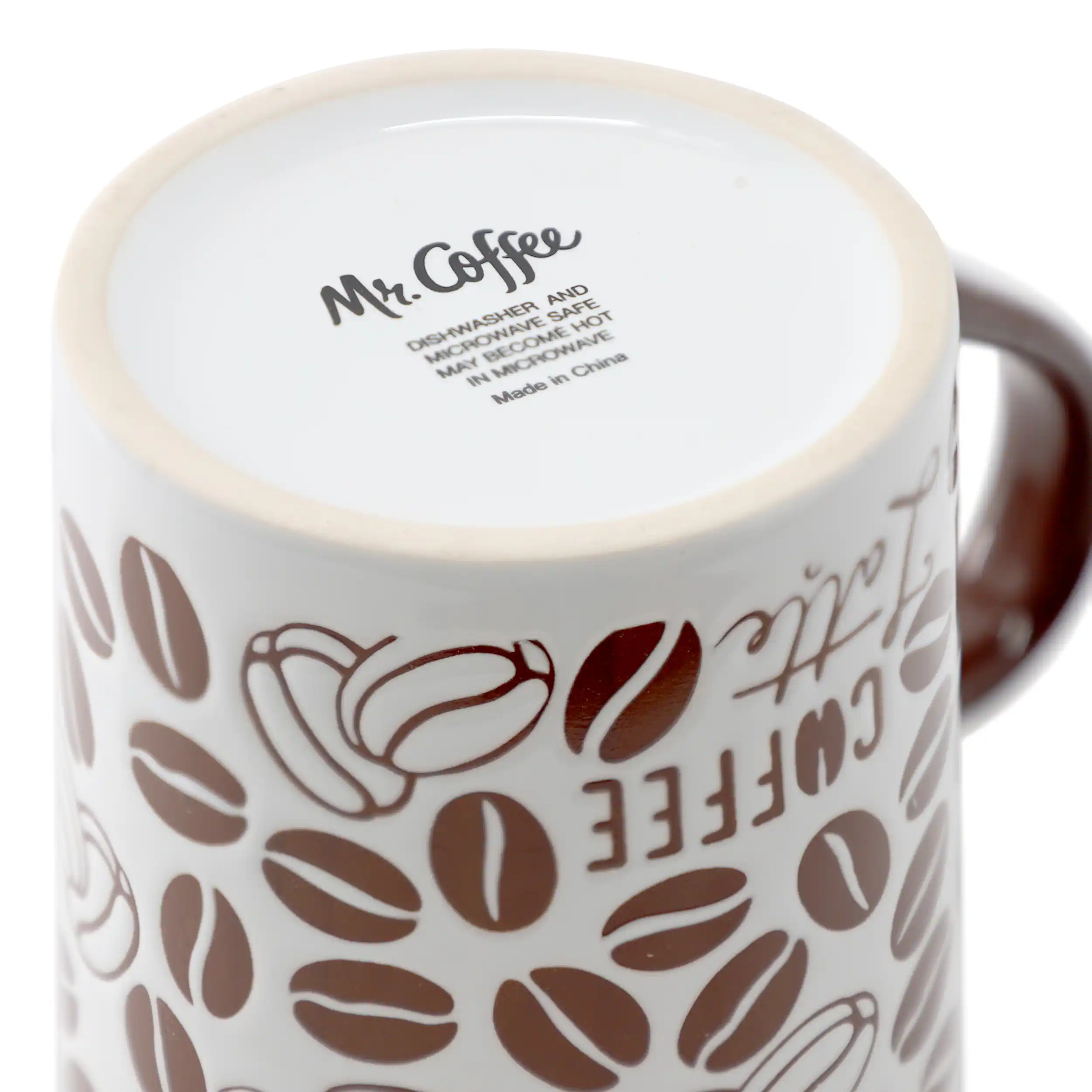 Mr. Coffee  
DISHWASHER AND MICROWAVE SAFE  
MAY BECOME IN MICROWAVE  
Made in China
