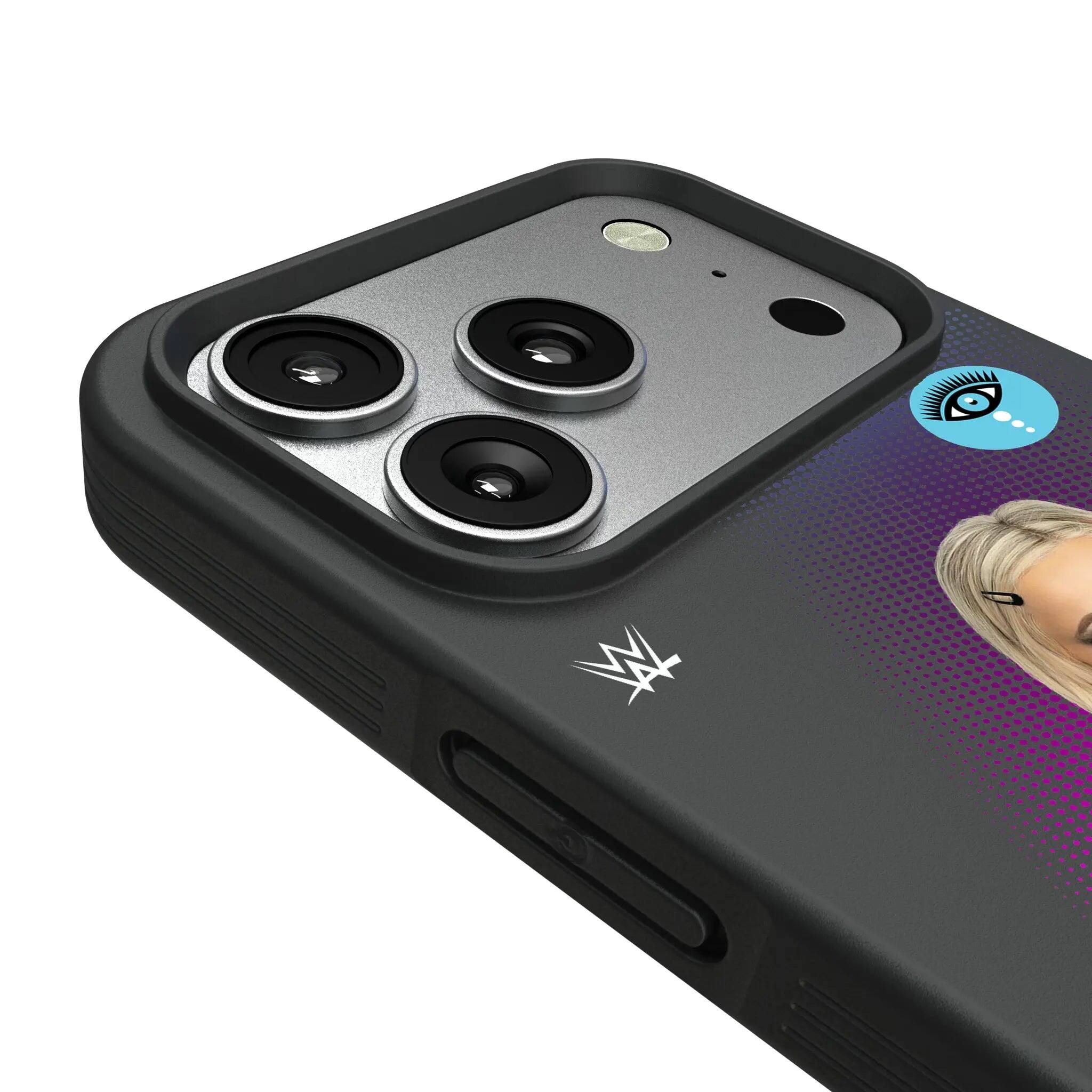 Left. Keyscaper - WWE Superstar Bump Phone Case - Apple iPhone 17 Pro - Liv Morgan.
