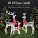 4ft 2D Deer Family
Enjoy a 2-dimensional reindeer family of three featuring a buck, doe, and fawn