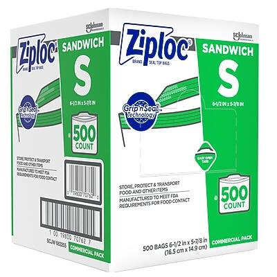 Sure, here is the corrected and grouped text from the image:

---

**Ziploc SANDWICH**

**Brand: Ziploc**

**Size: 6-1/2 in x 5-7/8 in (16.5 cm x 14.9 cm)**

**Count: 500**

**Features:**
- **Grip'n Seal Technology**
- **Seal Top Pass**

**Description:**
- **Store, Protect & Transport Food and Other Items to Meet FDA Requirements for Food Contact**
- **Manufactured for Food Contact Requirements**

**Additional Information:**
- **Commercial Pack**
- **100% Recyclable**
- **19800 70762**

**Barcode:**
- **1 00 19800 70762 2**

**Dimensions:**
- **500 Bags 6-1/2 in x 5-7/8 in (16.5 cm x 14.9 cm)**

**Contact:**
- **East Contact**

**Packaging:**
- **Commercial Pack**

---

This text is grouped and corrected based on the information provided in the image.