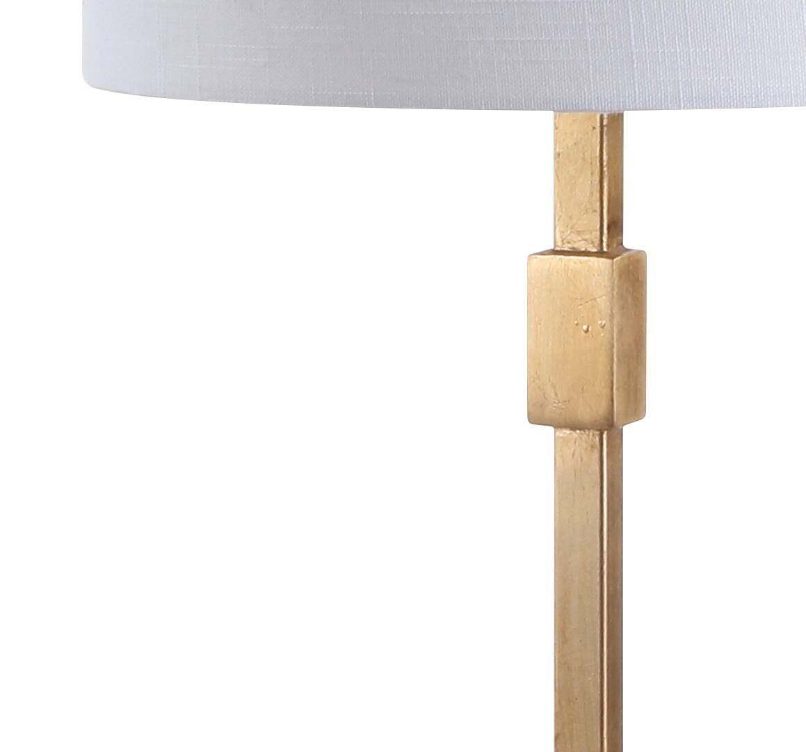 Alt View 3. Jonathan Y - Windsor 29" Metal LED Table Lamp, Gold Leaf - Gold Leaf.