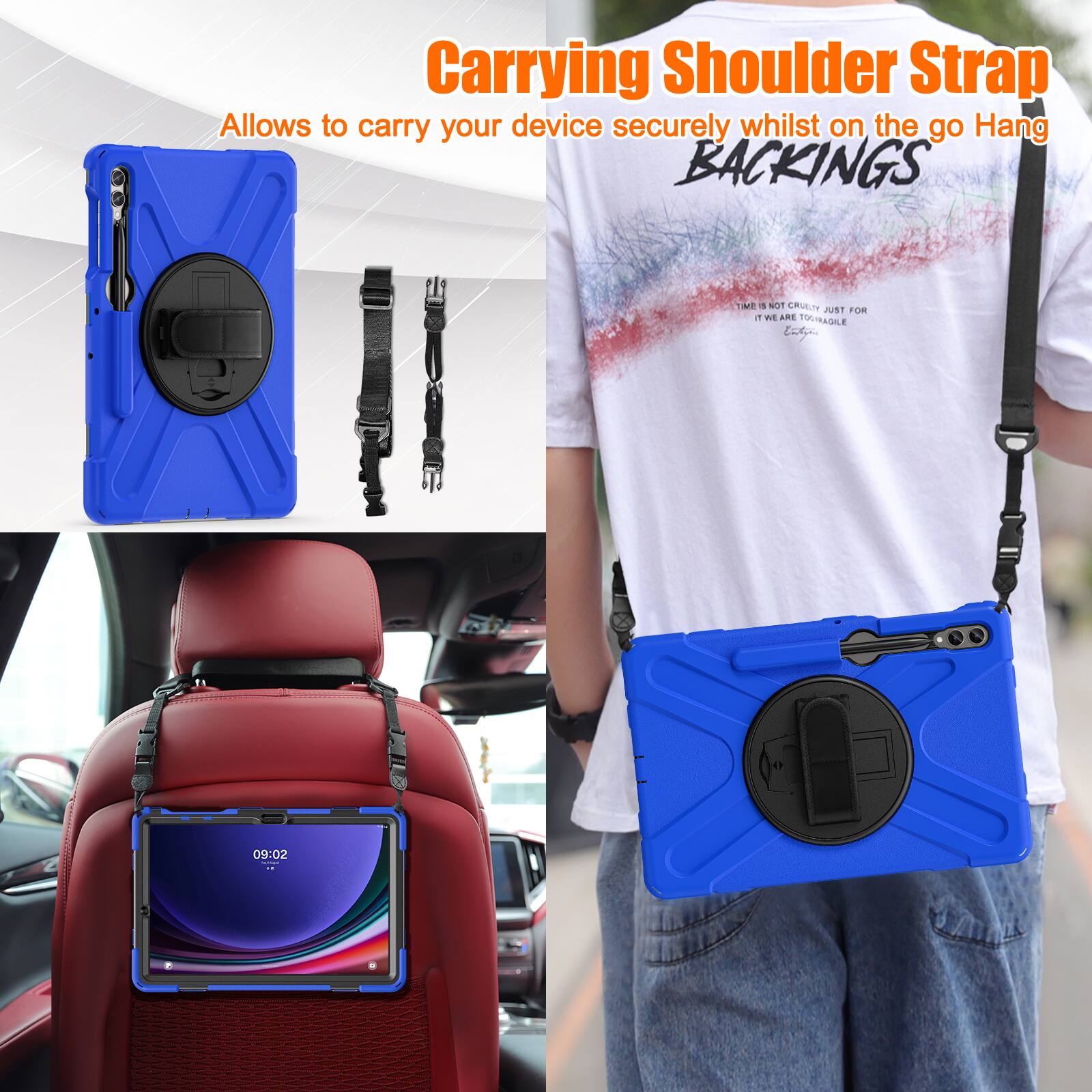 Carrying Shoulder Strap Allows to carry your device securely whilst on the go Hang BACKINGS

TIME IS NOT CRUELITY JUST FOR 1 WE ARE TOGYRAGILE Entyme

09:02