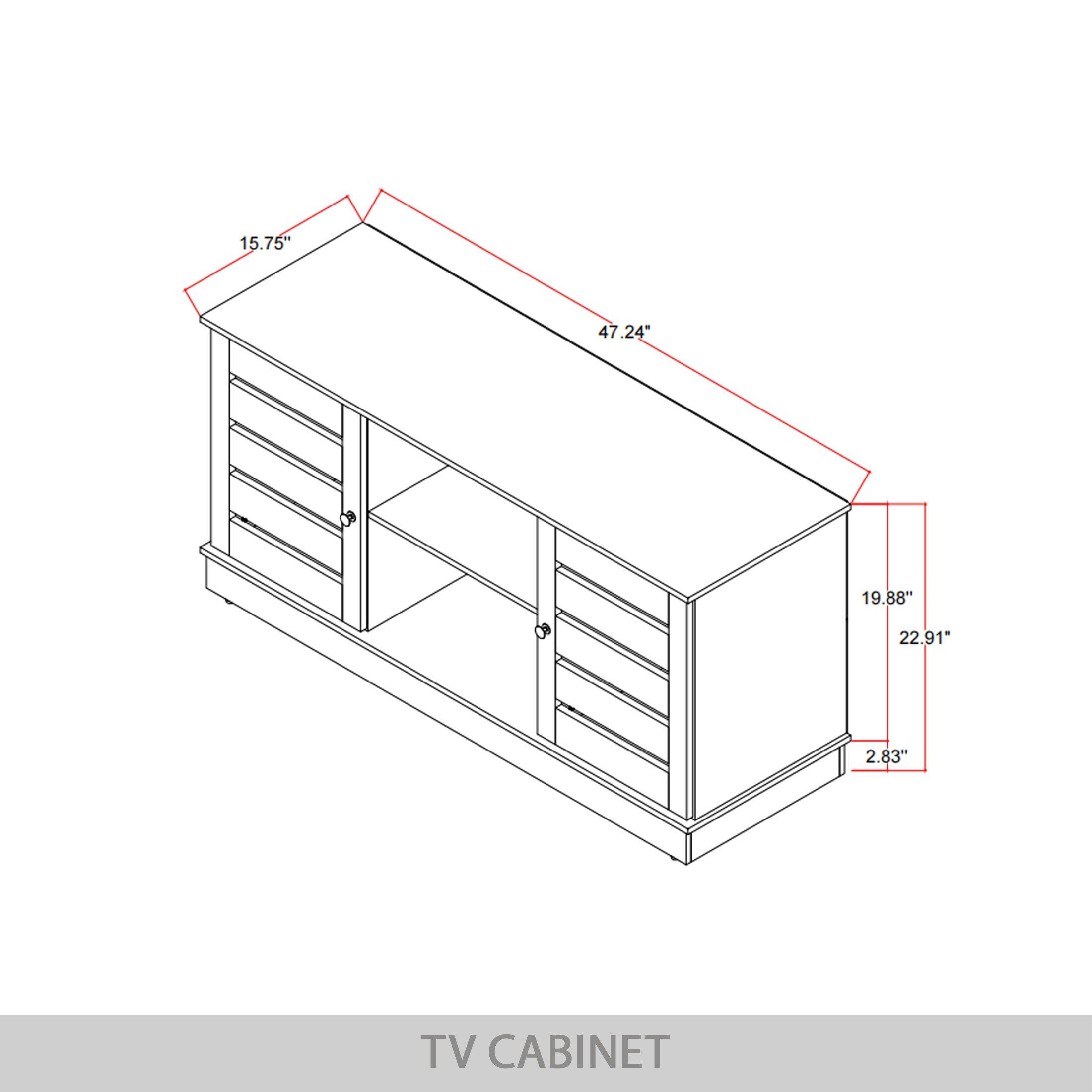 TV CABINET
15.75"
47.24"
19.88"
22.91"
2.83"