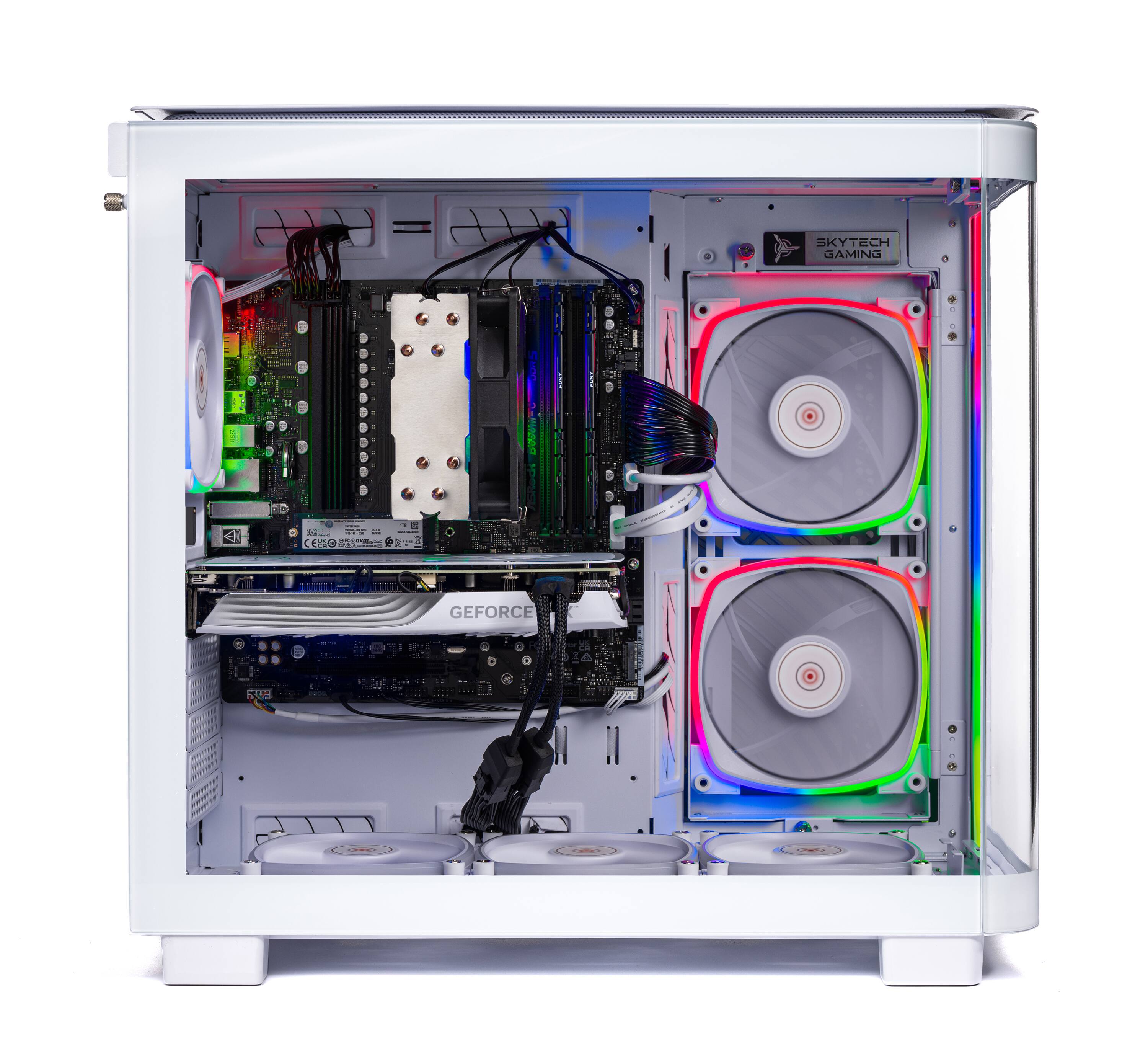 Skytech Gaming KING95 Gaming PC AMD Ryzen 7 7700 16GB Memory NVIDIA ...