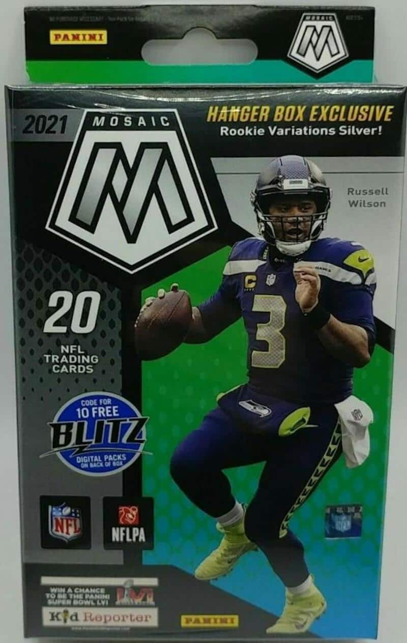 2021 Panini Mosaic Football Hanger Box (Rookie Variation Silver)