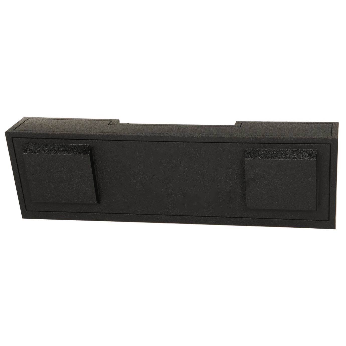 Alt View 7. QPower - QPower Dual 12" Sub Box - Chevy Silverado Crew Cab & GMC Sierra Crew Cab 07-13 - Black.