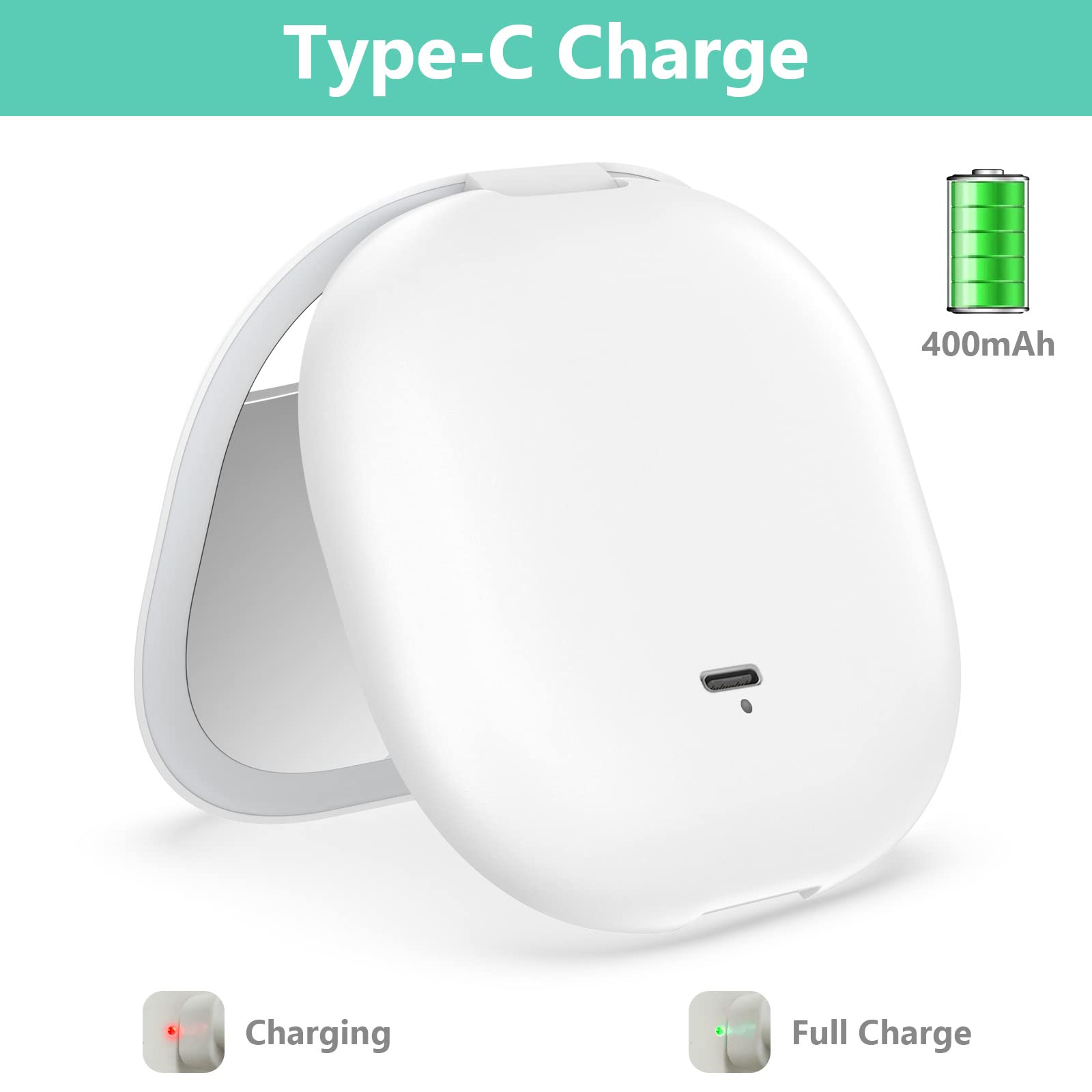 Type-C Charge

400mAh

Charging

Full Charge