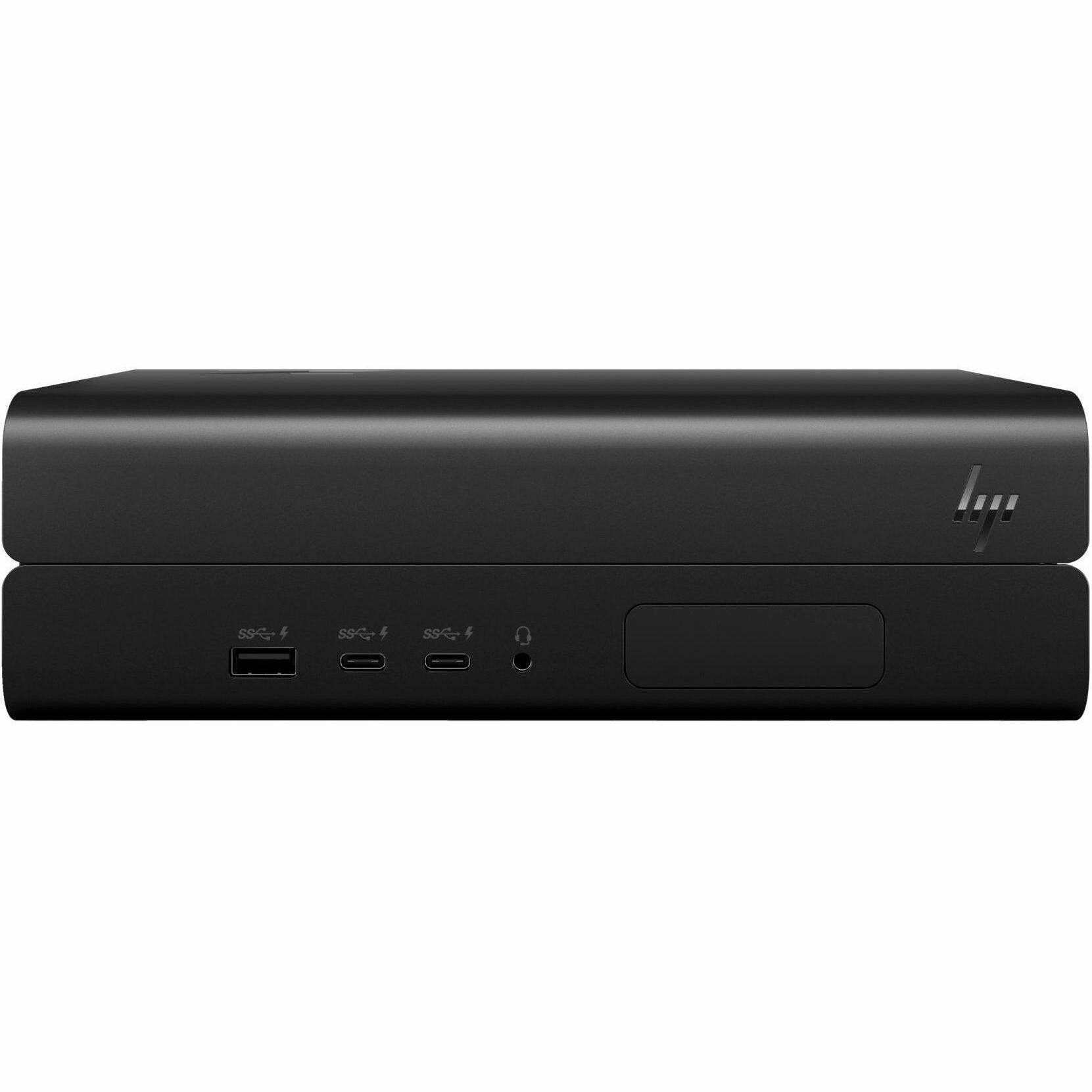 Alt View 3. HP - HP Z2 Mini G9 Workstation - Core i5 14th Gen i5-14600KF - 16 GB - 512 GB SSD - Mini PC - Smart Buy - Intel Chip - Unknown.