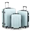 Front. Winado - 20"24"28" Trolley Case 3-Piece ABS Hardside Luggage Suitcase Set with Spinner Wheels & TSA Lock for Travel Business - Mint Green.