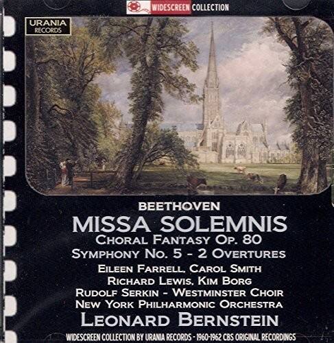 WIDESCREEN COLLECTION URANIA RECORDS BEETHOVEN MISSA SOLEMNIS CHORAL ...