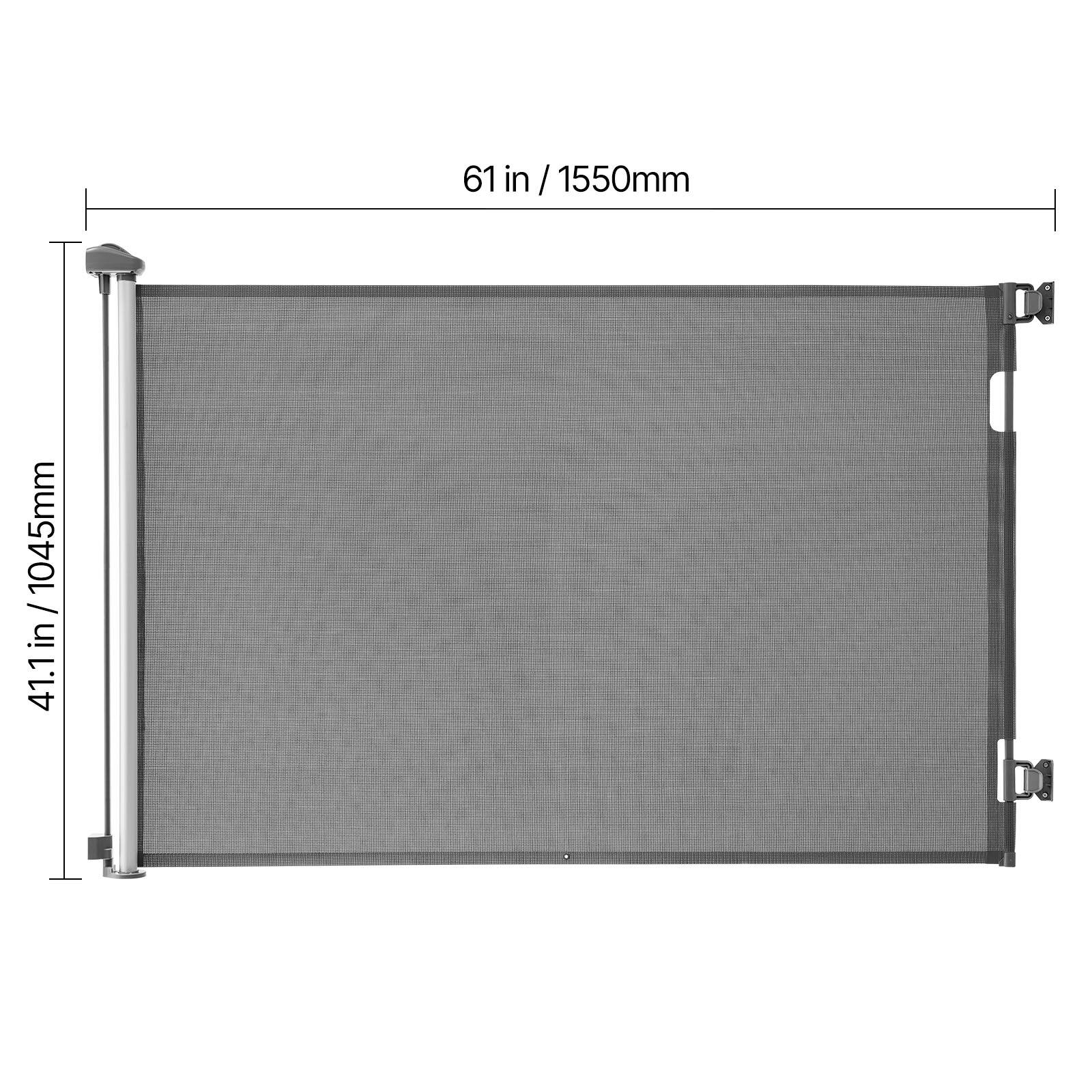 61 in / 1550mm  
41.1 in / 1045mm