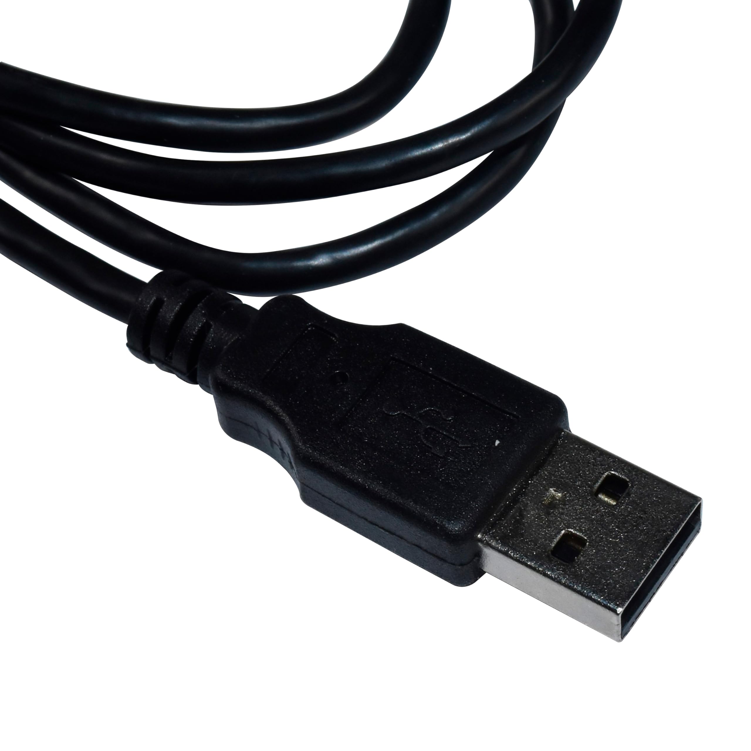 Angle. HQRP - USB Charging Data Cable for Samsung MP3 MP4 Players - Replacement AH39-00899A - 1 m - Black.