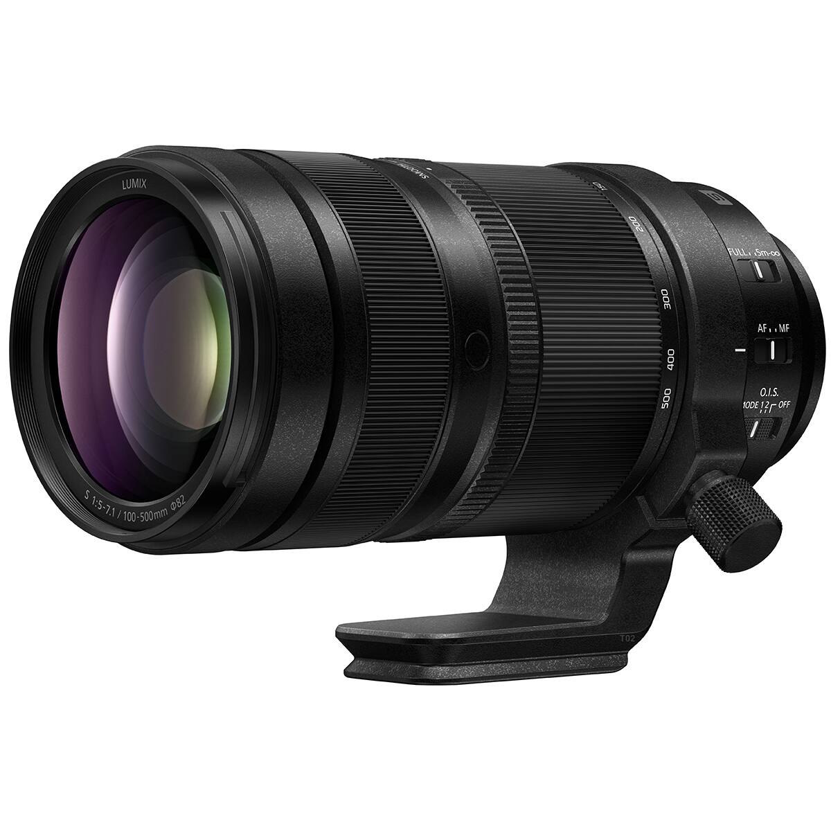 LUMIX  
SMOOTH  
200  
FULL  
300 400 500  
AF/MF  
O.I.S.  
100E 13 OFF  
S 15:15:10:00~30mmg) 100-500mm 82