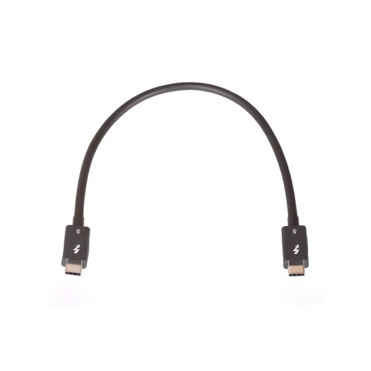Sonnet Technologies - Sonnet 240W 80Gbps Thunderbolt 5 USB Type-C Cable, Black - 1'