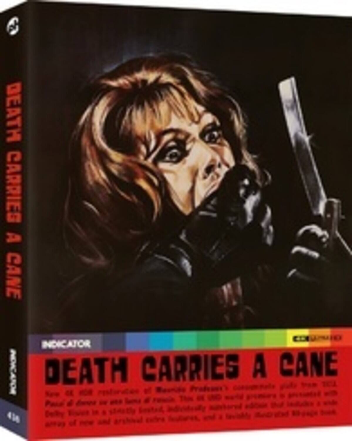 Front. Death Carries a Cane (aka Fraulein Devil, Tormentor)   - 4K Blu-Ray.