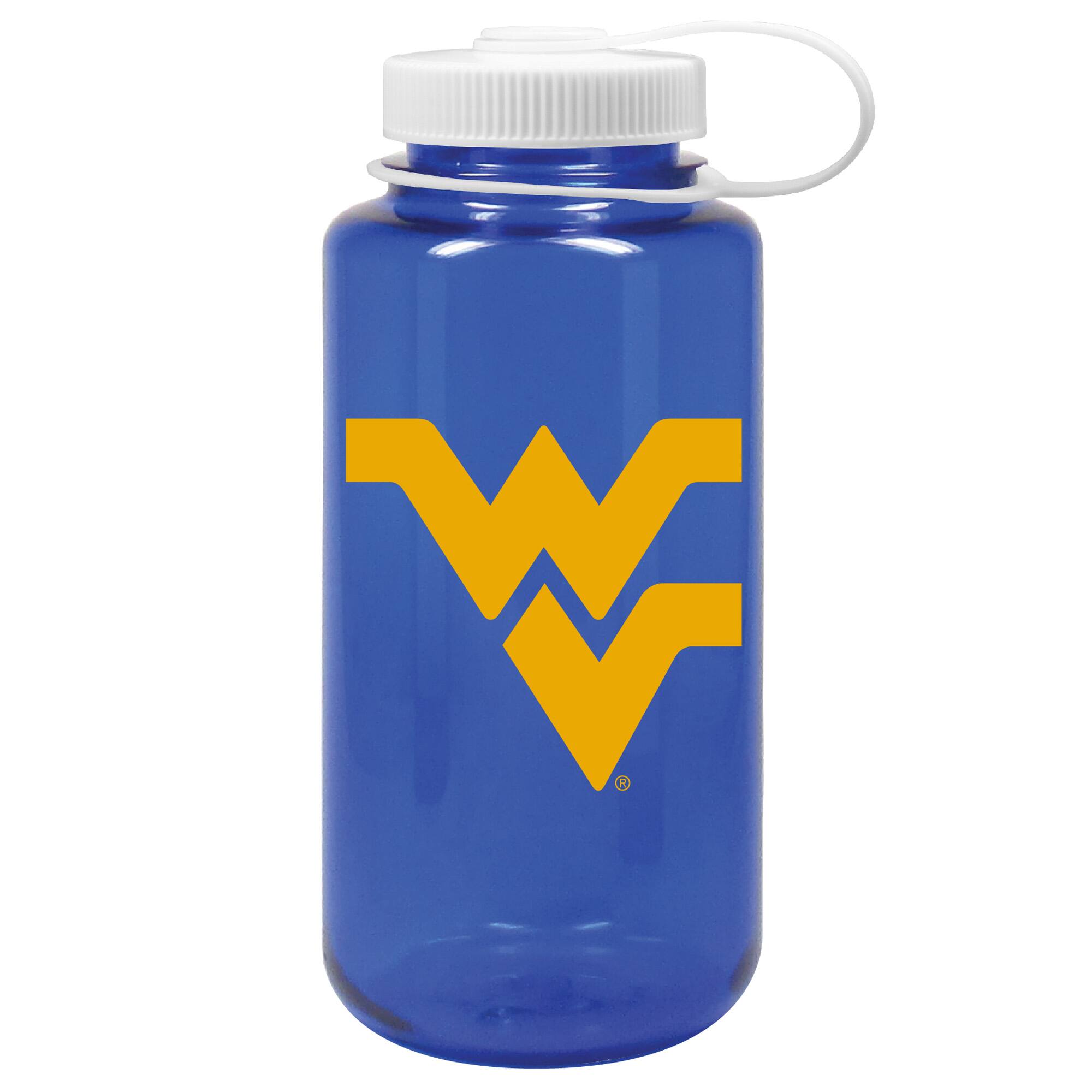 Front. Nordic Company - Navy West Virginia Mountaineers 32oz. Nalgene Sustainable Wide Mouth Water Bottle - Navy.