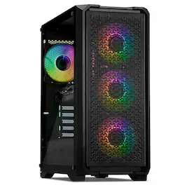 YEYIAN - Gaming PC. Intel Core i5 14400F, NVIDIA RTX 5060 8GB GDDR7, 2TB NVMe, 32GB DDR5, 650W 80+ Gold. YPI-VA44F0C-5603U