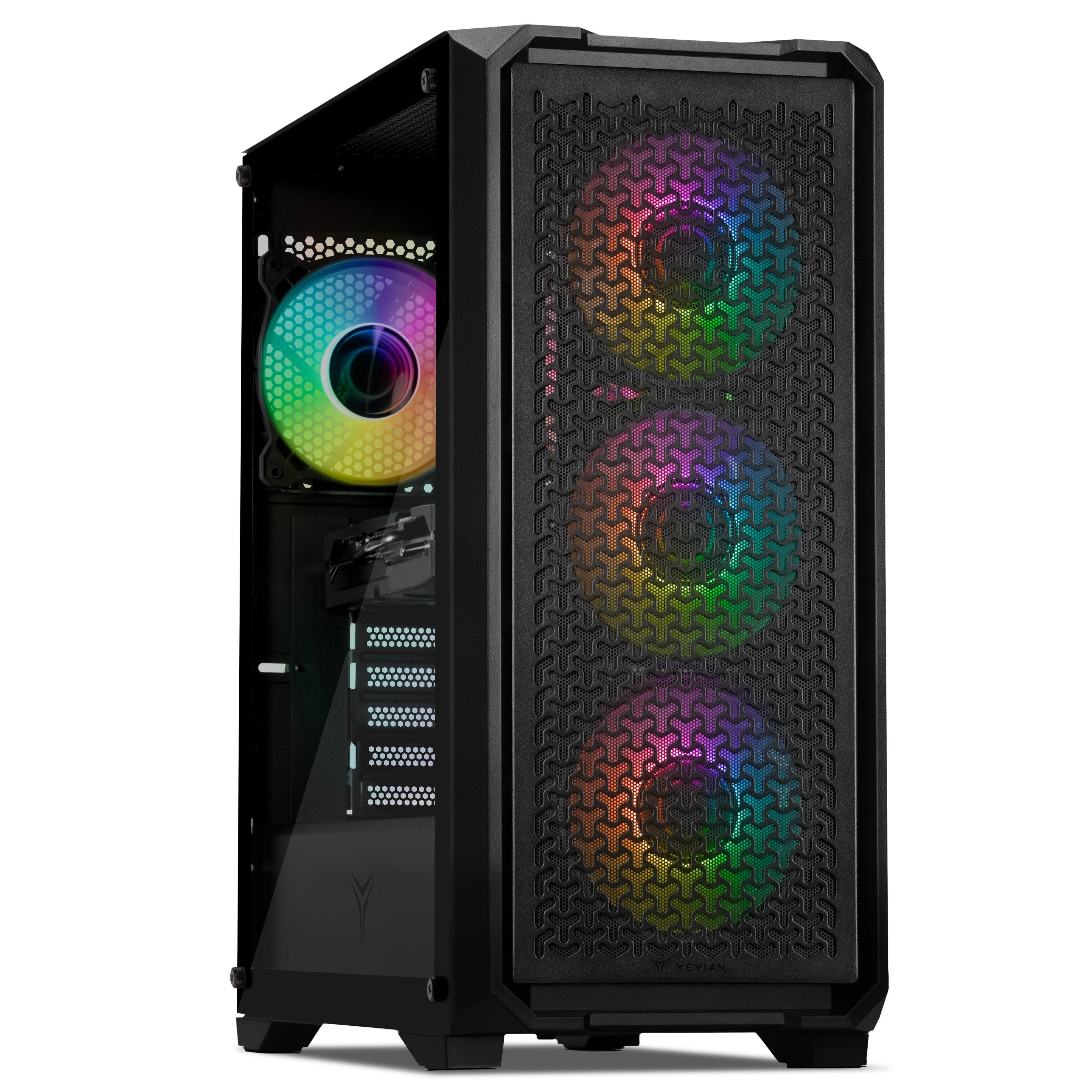Front. YEYIAN - YEYIAN Gaming PC. Intel Core i5 14400F, NVIDIA RTX 5060 8GB GDDR7, 2TB NVMe, 32GB DDR5, 650W 80+ Gold. YPI-VA44F0C-5603U.