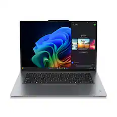 Front. Lenovo - ThinkPad X9-15 Gen 1 - Copilot+ PC - 15.3" 3K OLED Laptop - Intel Ultra 5 with 16GB Memory - 512GB SSD - Grey.