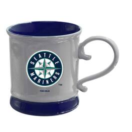 The Memory Company - Seattle Mariners 16oz. Fluted Mug with Swirl Handle - Multicolor