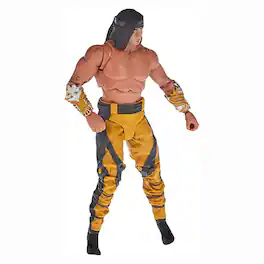 McFarlane Toys - Mortal Kombat 7 Inch Action Figure | Liu Kang (Fighting Abbot Skin) - Yellow