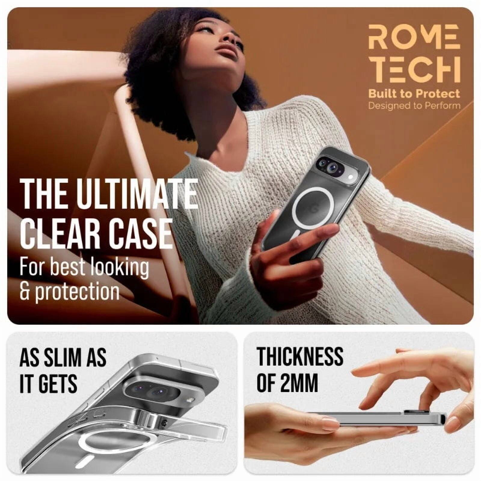 ROME TECH  
Built to Protect  
Designed to Perform  

THE ULTIMATE CLEAR CASE  
For best looking & protection  

AS SLIM AS IT GETS  

THICKNESS OF 2MM