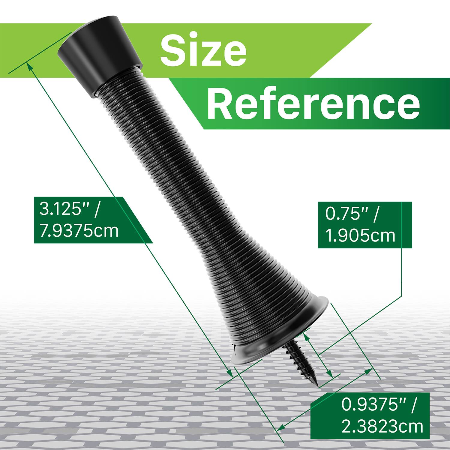 Size Reference

3.125" / 7.9375cm

0.75" / 1.905cm

0.9375" / 2.3823cm