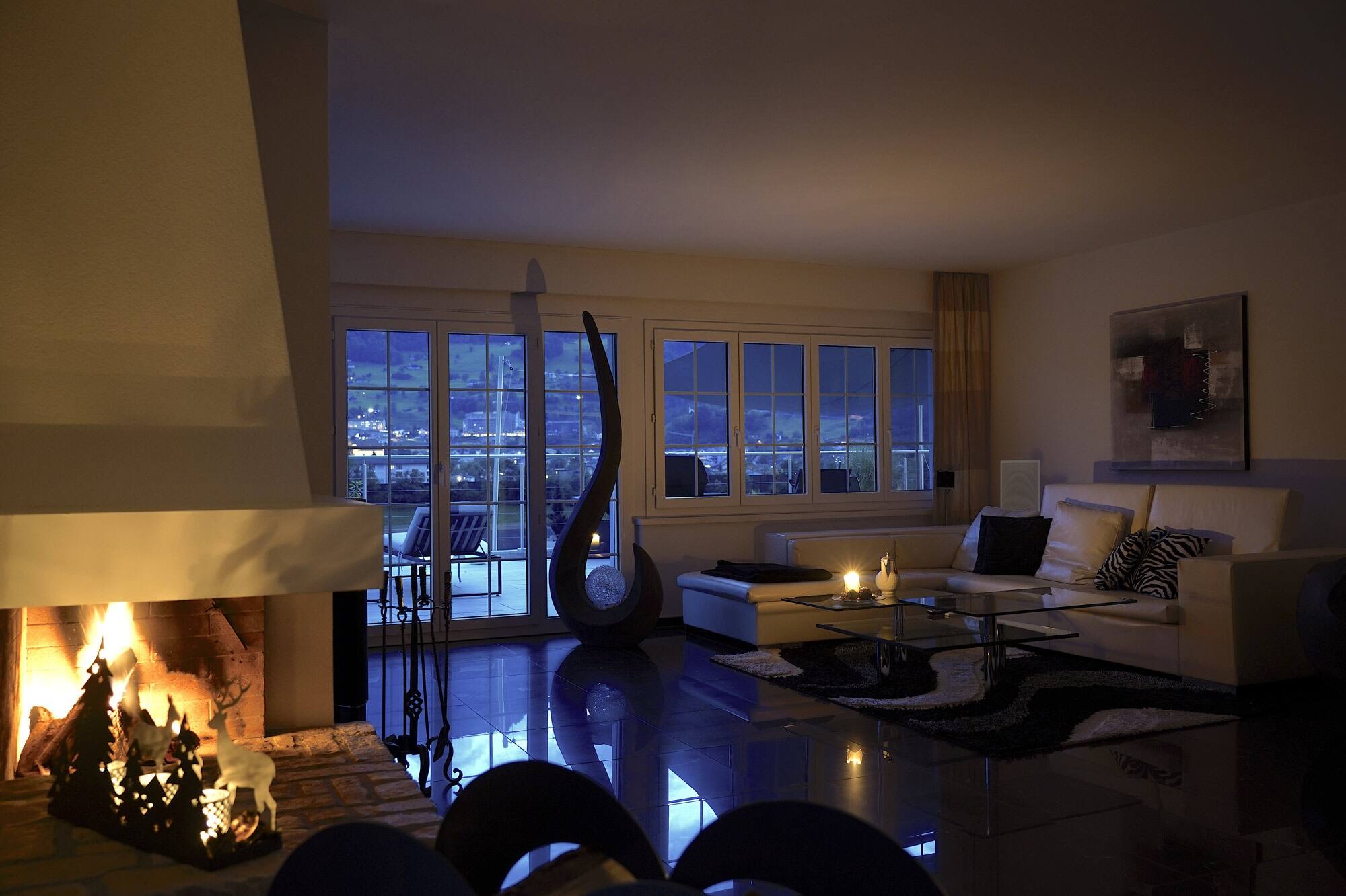 Alt View 15. SVS - 3000 In-Wall 9" Dual 800 W Powered Subwoofer - Black/White.