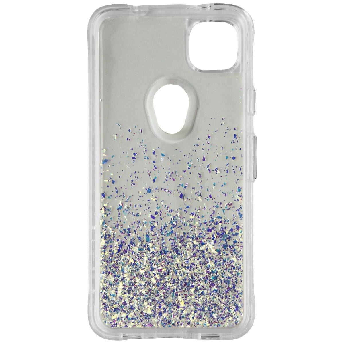 Alt View 1. Case-Mate - Case-Mate Twinkle Ombre Series Hard Case for Google Pixel 4a (Only) - Stardust - Multicolor.