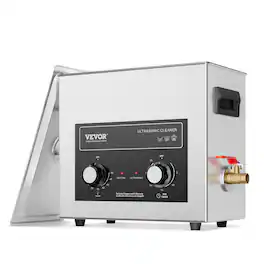 VEVOR - 6L Ultrasonic Cleaner with Heater Timer & Basket, Professional Digital Sonic Cavitation Machine, 180W Cleaning Machine