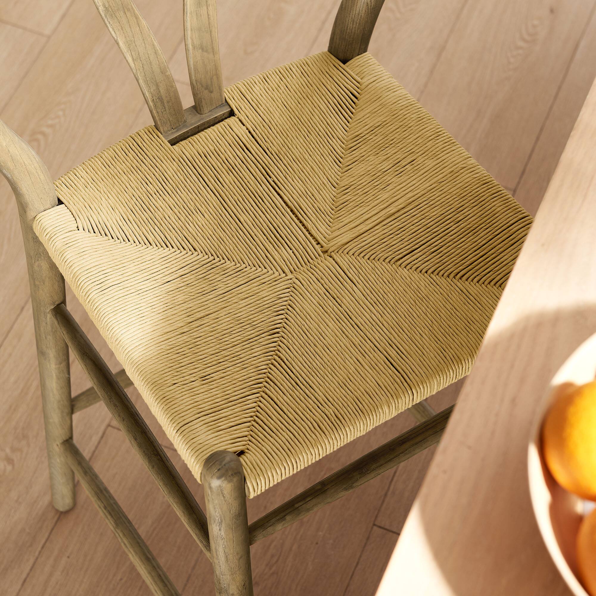 Alt View 6. Modway - Amish Wood Bar Stool - Gray.