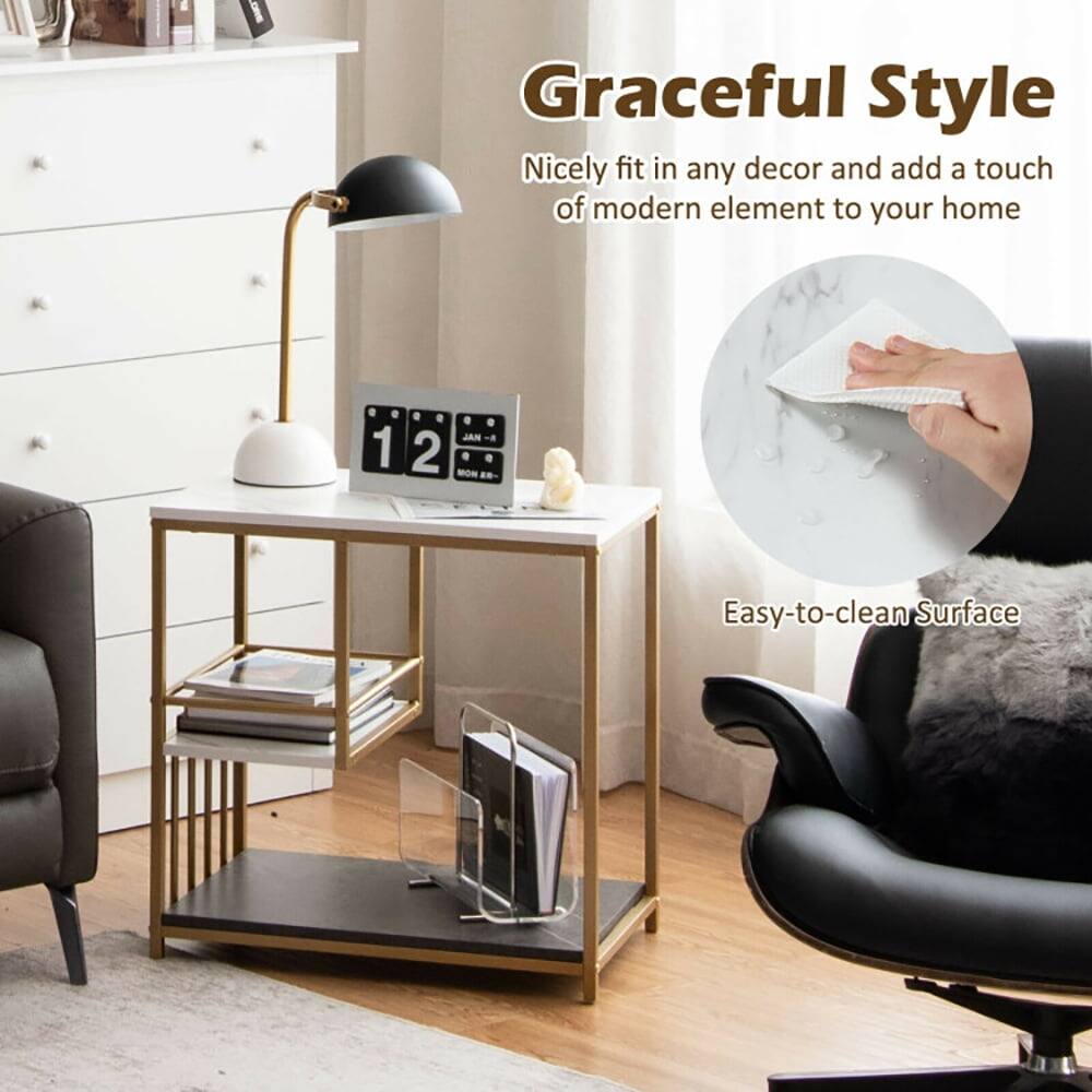 Graceful Style  
Nicely fit in any decor and add a touch of modern element to your home.

Easy-to-clean Surface