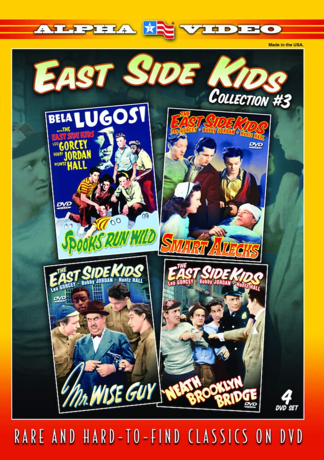 East Side Kids Collection #3 (Spooks Run Wild/Mr. Wise Guy/Smart Alecks/'Neath Brooklyn Bridge)   - DVD price history on PriceWatchPro