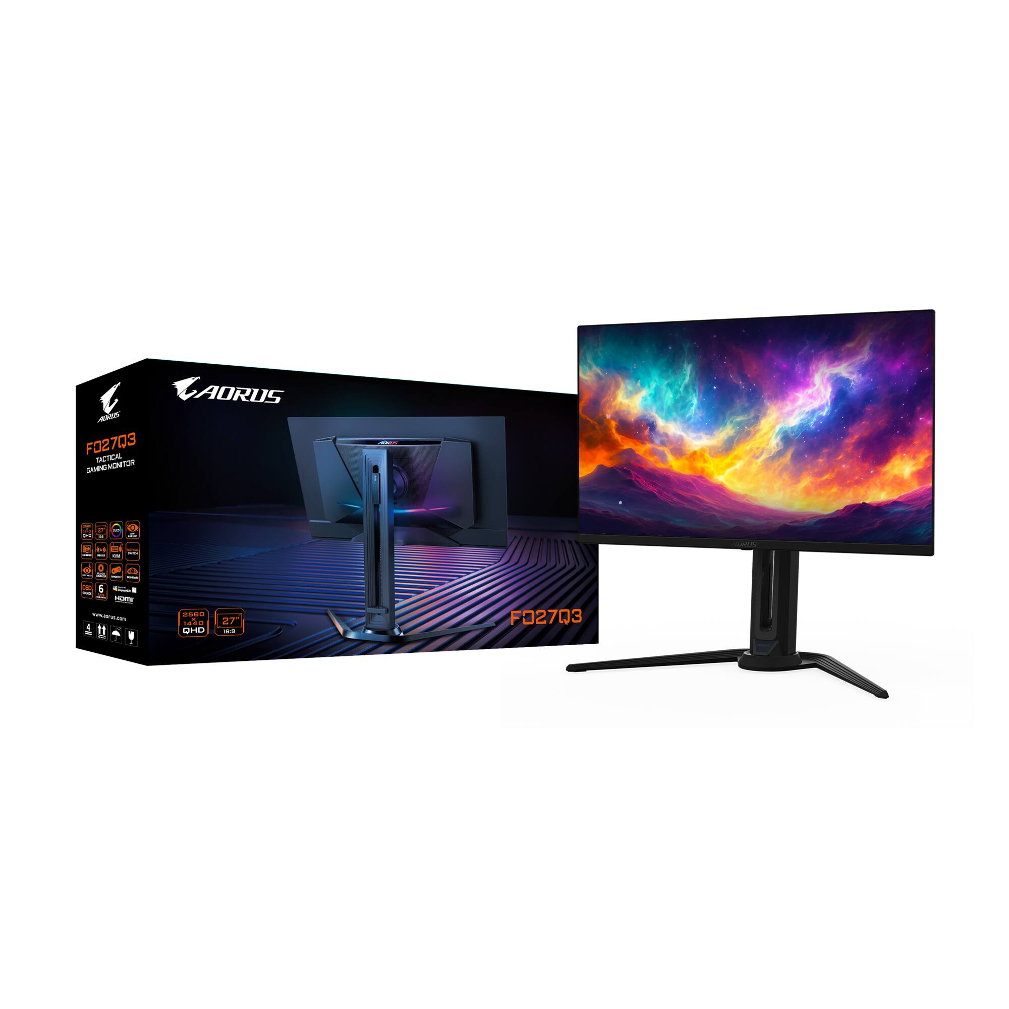 The text on the image reads: "Aorus 2 FO2703 INS4 La - KONTOR 2 OR - ete e DE - et ete - : I - ee ee - + - - I - I  addds ... UHO : 2 - FO2703". This text seems to be a combination of different elements, such as a brand name, a product model, and possibly some technical specifications. It is not clear what the text represents or what it is referring to.