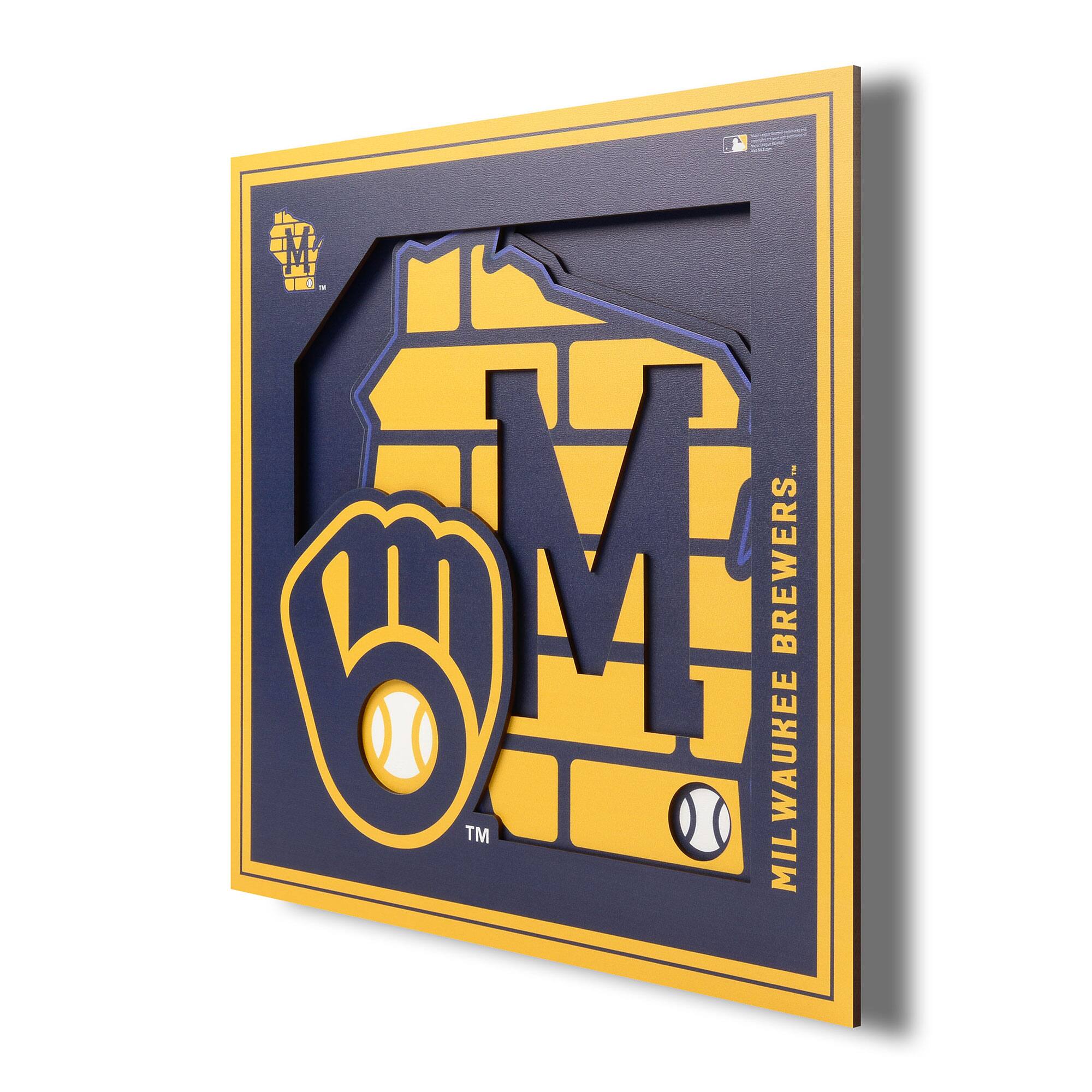 12'' x 12'' 3D Logo Wall Art