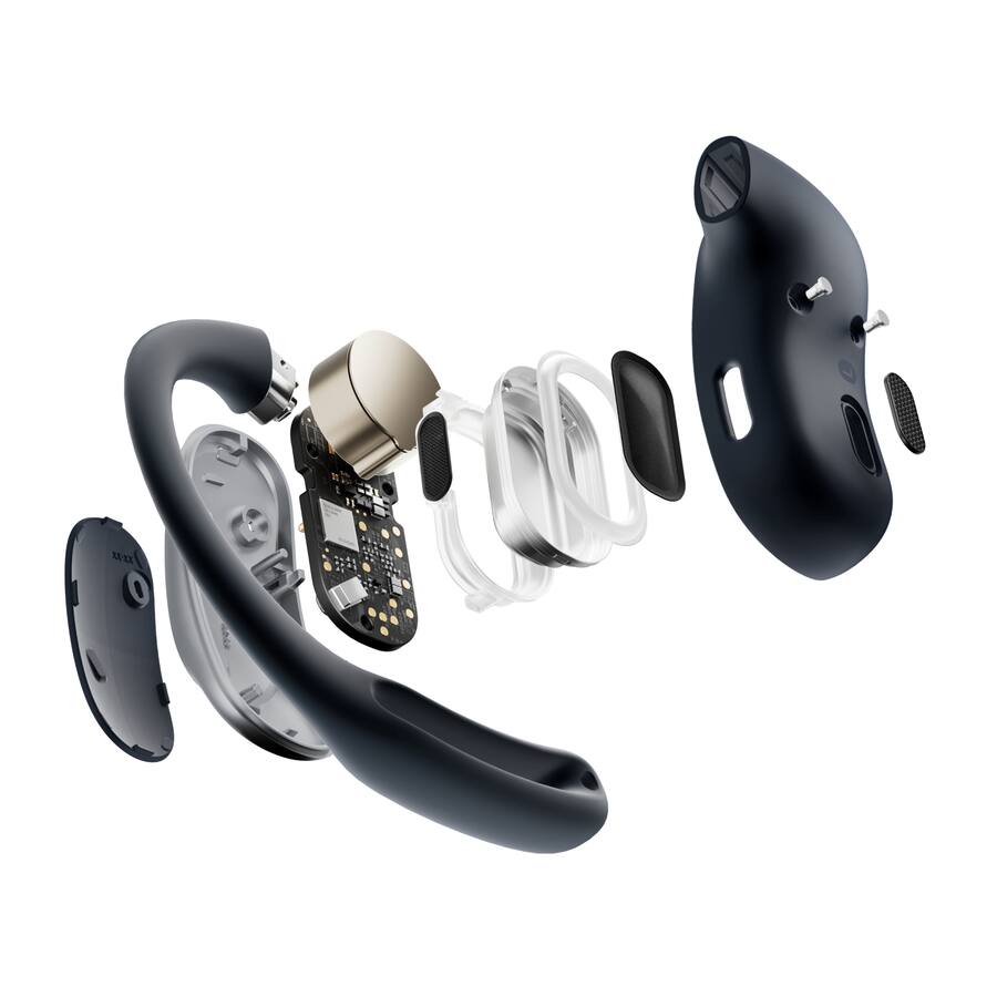 Shokz OpenFit Air Open Ear True Wireless Earbuds Black T511 Shokz OpenFit Air Open Ear True Wireless Earbuds Black T511