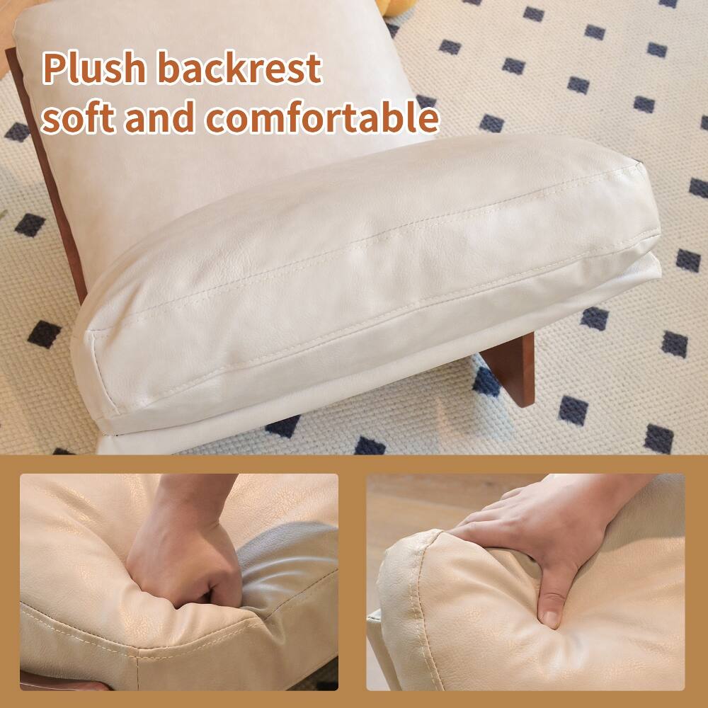 Plush backrest soft and comfortable