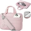 Front. LUGGEX - LUGGEX Back to School Messenger Bag for College, 15/16 Inch Laptop Sleeve with Shoulder Strap - LTX02 - Pink.