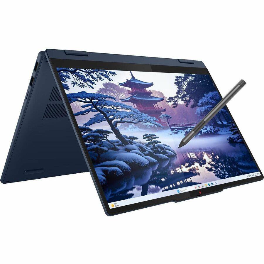 Alt View 5. Lenovo - Lenovo IdeaPad 5 14" WUXGA IPS Touchscreen Convertible 2-in-1 Notebook Intel Core Ultra 5 225U 16GB RAM 512GB SSD Cosmic - Cosmic Blue.