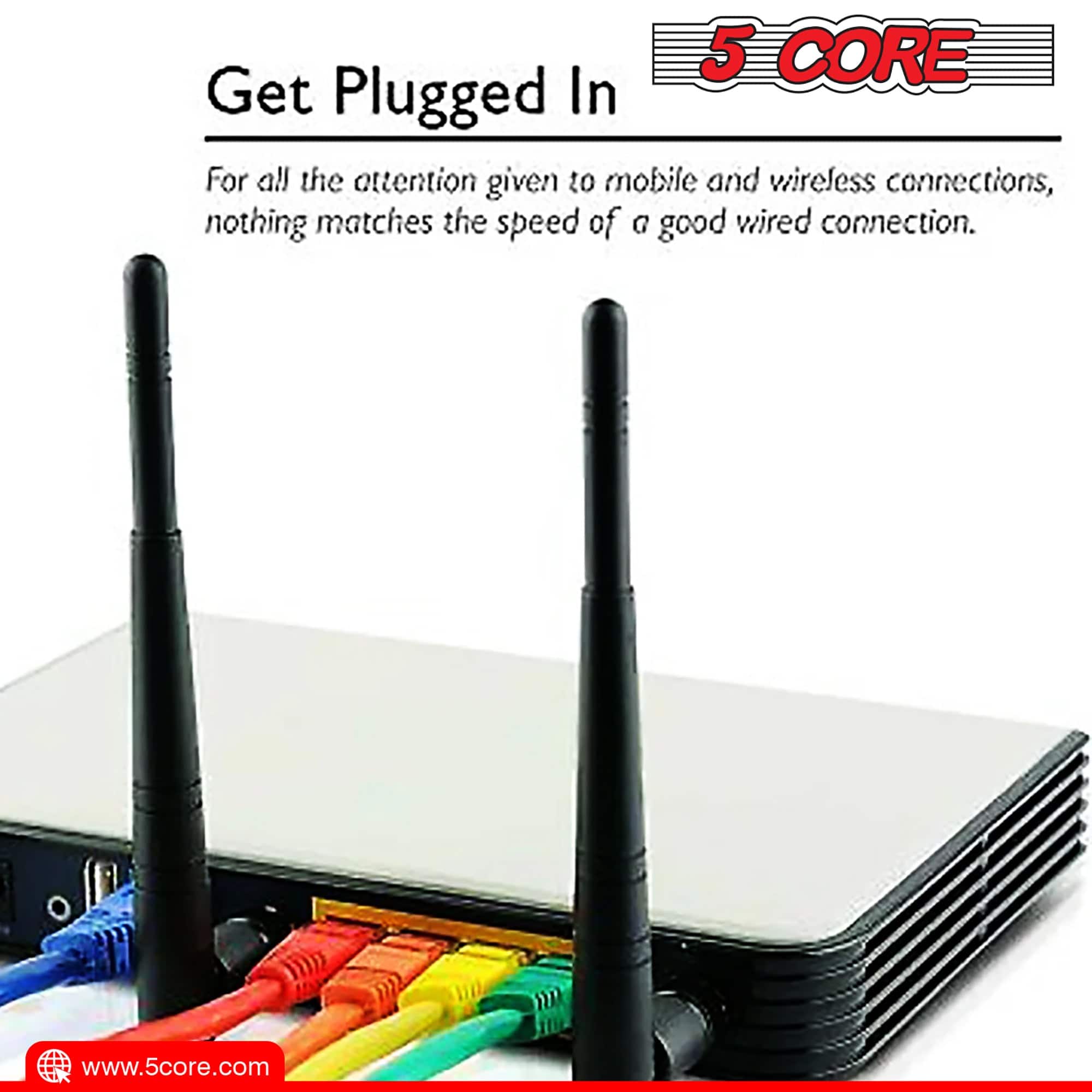5 CORE Get Plugged In
For all the attention given to mobile and wireless connections, nothing matches the speed of a good wired connection.
www.5core.com