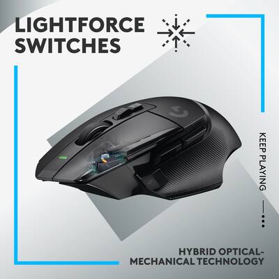 Logitech G502 X LIGHTSPEED Wireless Optical Gaming Mouse with HERO Logitech G502 X LIGHTSPEED Wireless Optical Gaming Mouse with HERO