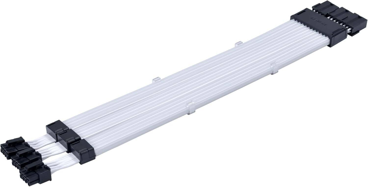 Alt View 1. Lian Li - Strimer Wireless 3x8-Pin - Addressable RGB Power Cable w/ 2.4Ghz Signal -Wireless Controller NOT Included (PW12-1W).