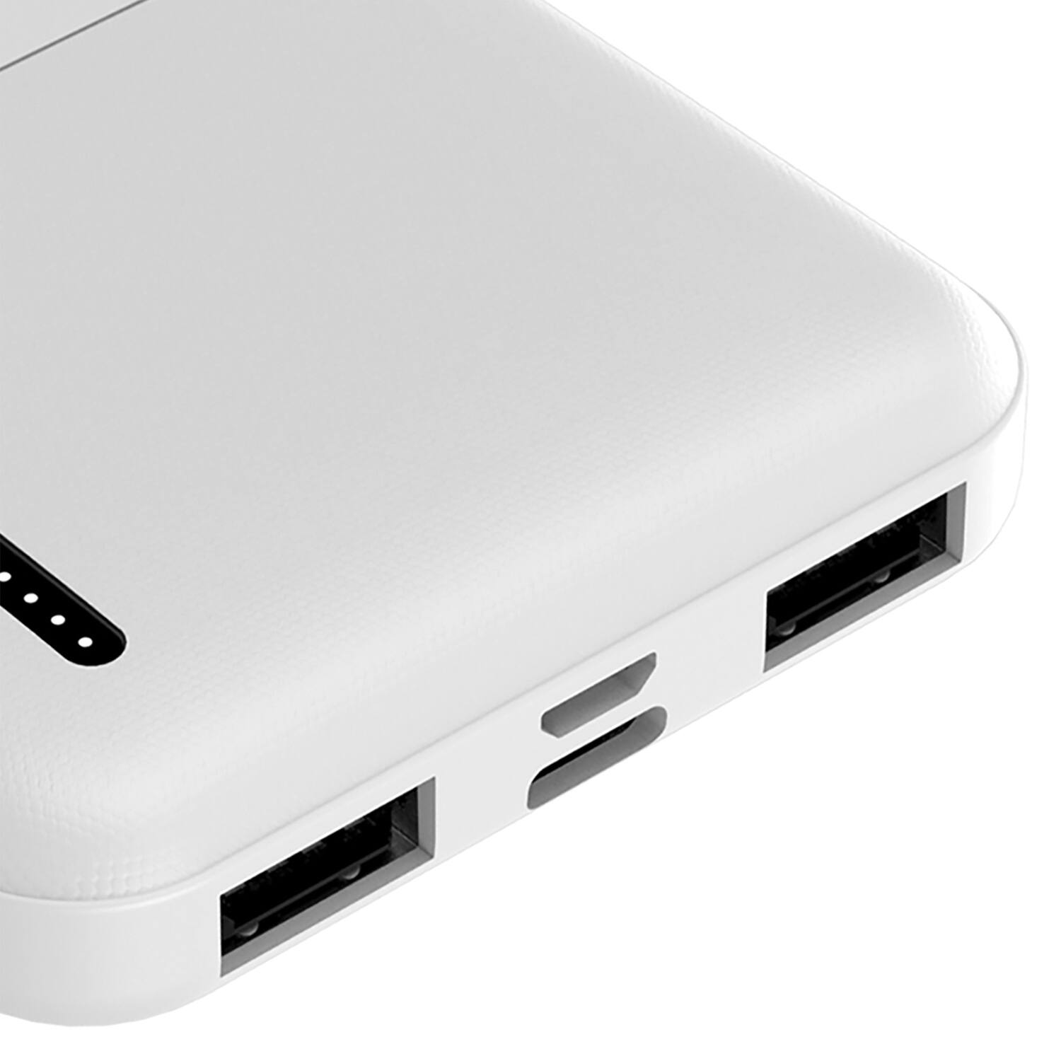 Left. Cellhelmet - Cellhelmet Pb-5000-aac-t7 5,000 Mah Power Bank With 2 Usb-a Ports And 1 Usb-c Port - white.